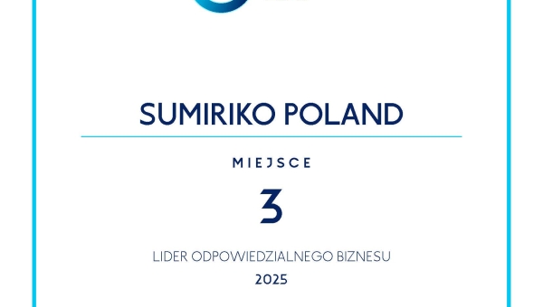SumiRiko Poland on the podium in the industry classification of the 